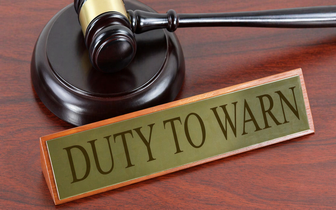 Ethical Considerations of Duty to Warn (3HR)